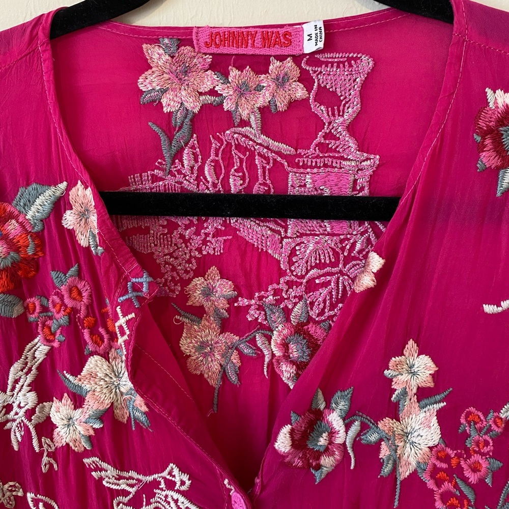 Johnny Was Elias blouse boho top women’s size medium - Picture 5 of 11